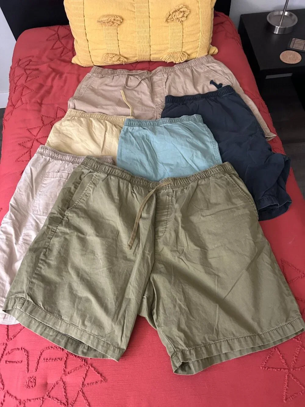 GAP Men's drawstring shorts 6 pairs XXL
